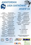 Amatorska Liga Siatkówki - jesień 2016 - półfinały
